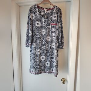 Soma Black and White Pajamas / Night Gown / Sleepwear XL